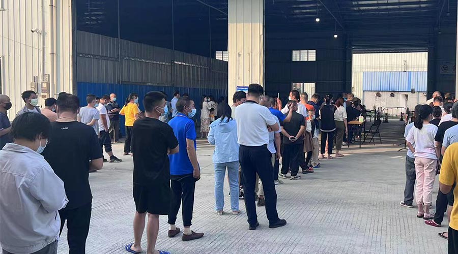 支援防疫是責(zé)任！金環(huán)電器助力鶴山核酸檢測