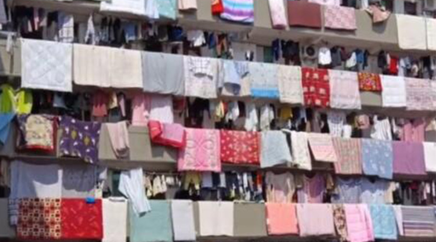 學(xué)?，F(xiàn)曬被大場(chǎng)面！滾筒衣服烘干機(jī)即烘即干大件棉被 便捷好用