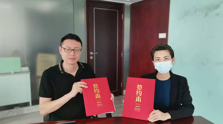 祝賀！金環(huán)電器與寧波某品牌電商客戶再次合作，簽約成功！